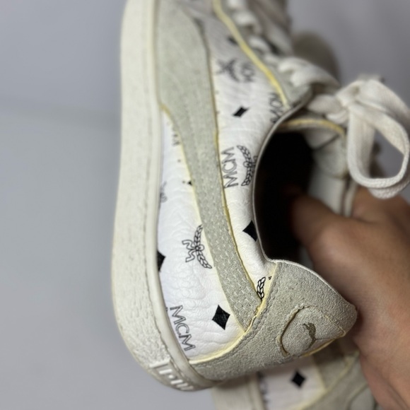MCM x Puma US8 Classic White Suede Women’s Sneakers - Picture 15 of 16